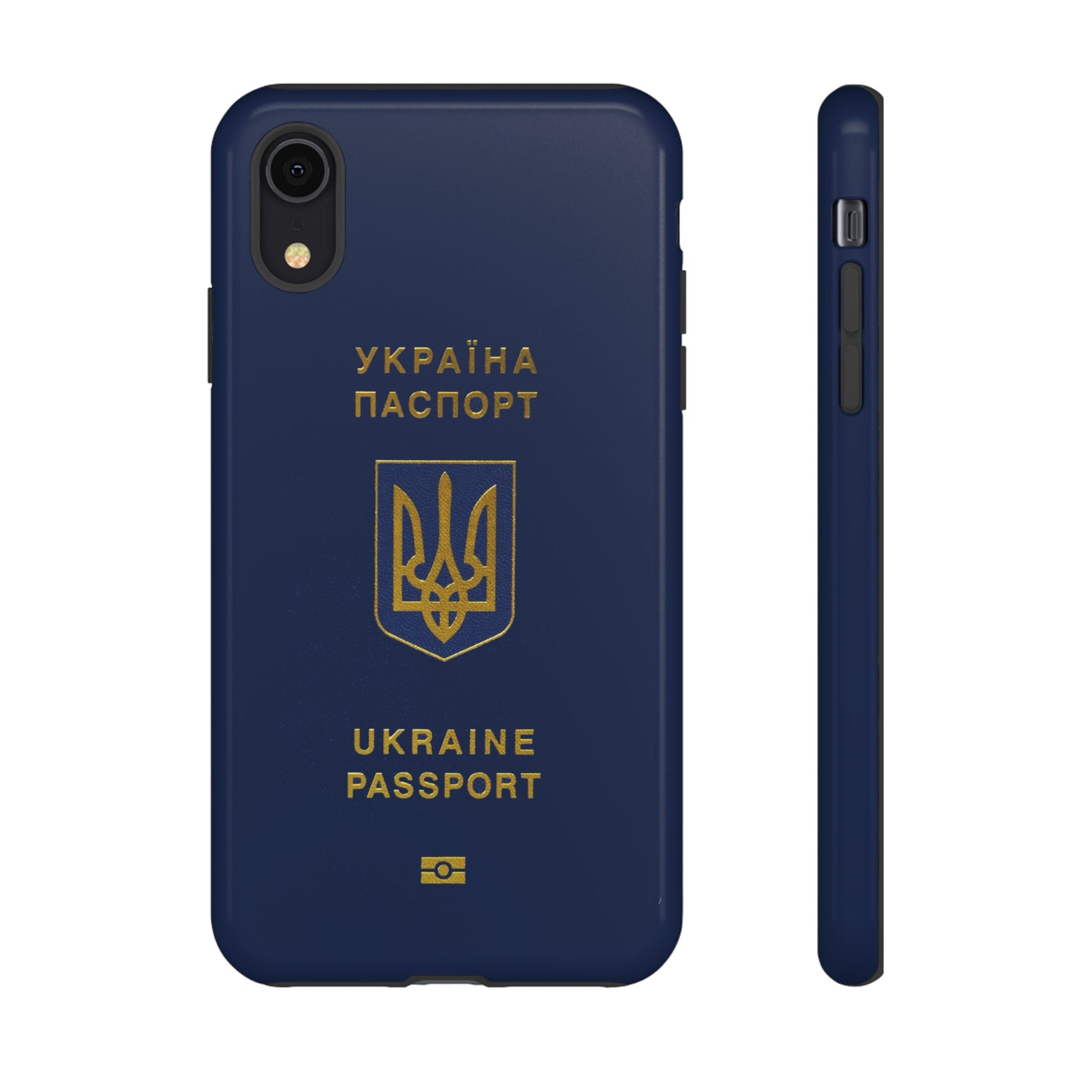 Phone Case-Ukraine Passort | Tough-iPhone XR-Glossy-PhoneCaseBoss-Phone-Best-Phone-Cases