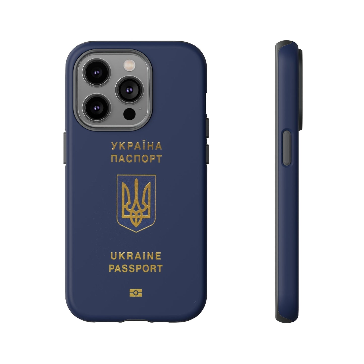 Phone Case-Ukraine Passort | Tough-iPhone 14 Pro-Matte-PhoneCaseBoss-Phone-Best-Phone-Cases