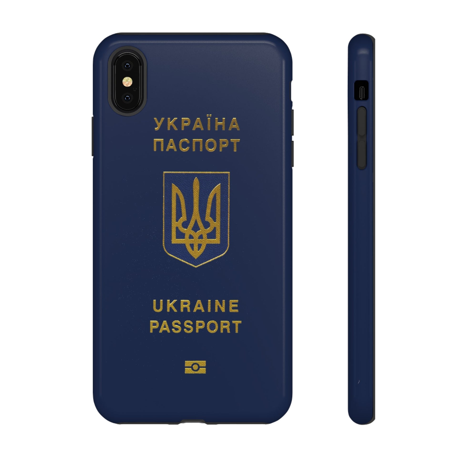 Phone Case-Ukraine Passort | Tough-iPhone XS MAX-Glossy-PhoneCaseBoss-Phone-Best-Phone-Cases