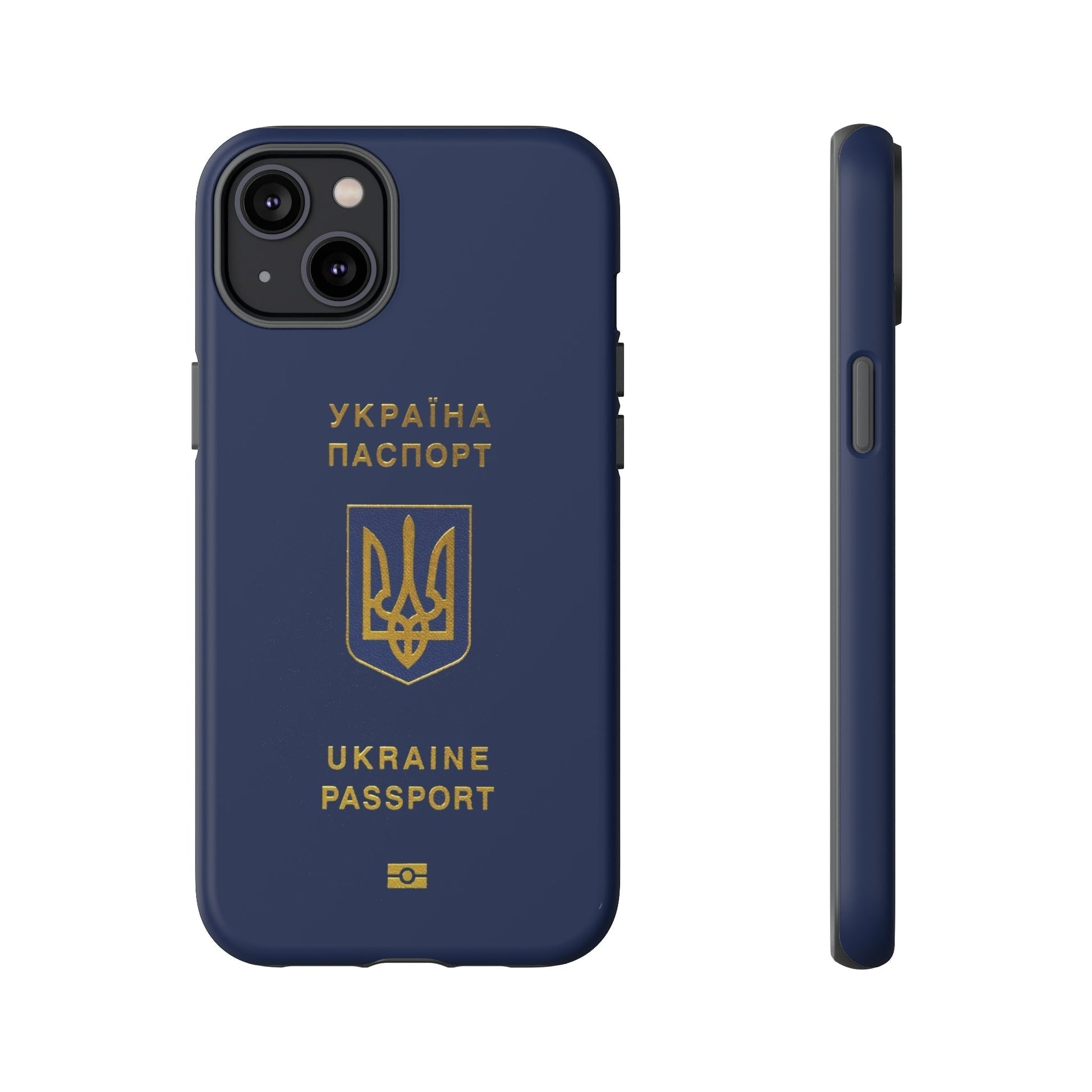 Phone Case-Ukraine Passort | Tough-iPhone 14 Plus-Matte-PhoneCaseBoss-Phone-Best-Phone-Cases
