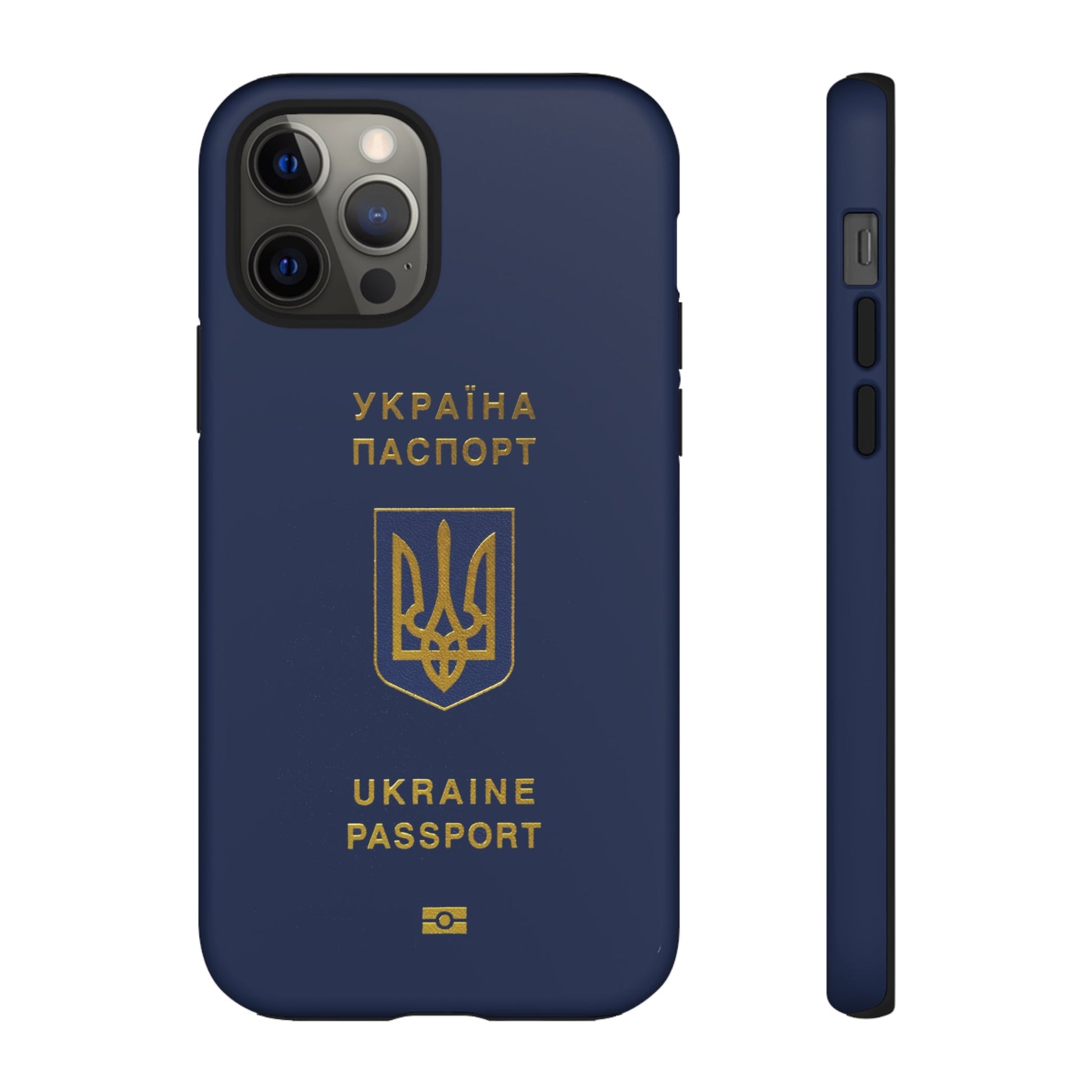 Phone Case-Ukraine Passort | Tough-iPhone 12 Pro-Matte-PhoneCaseBoss-Phone-Best-Phone-Cases