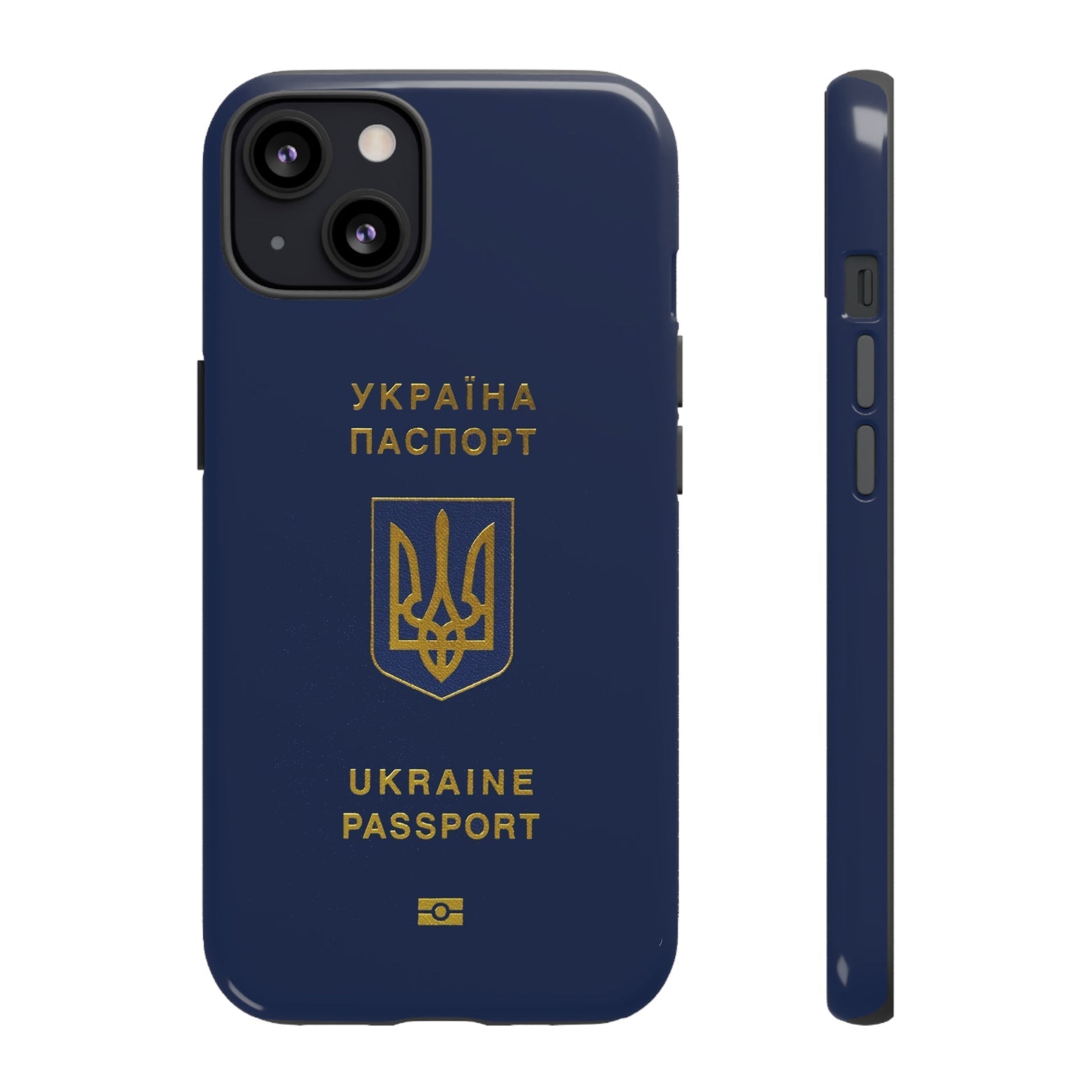 Phone Case-Ukraine Passort | Tough-iPhone 13-Glossy-PhoneCaseBoss-Phone-Best-Phone-Cases