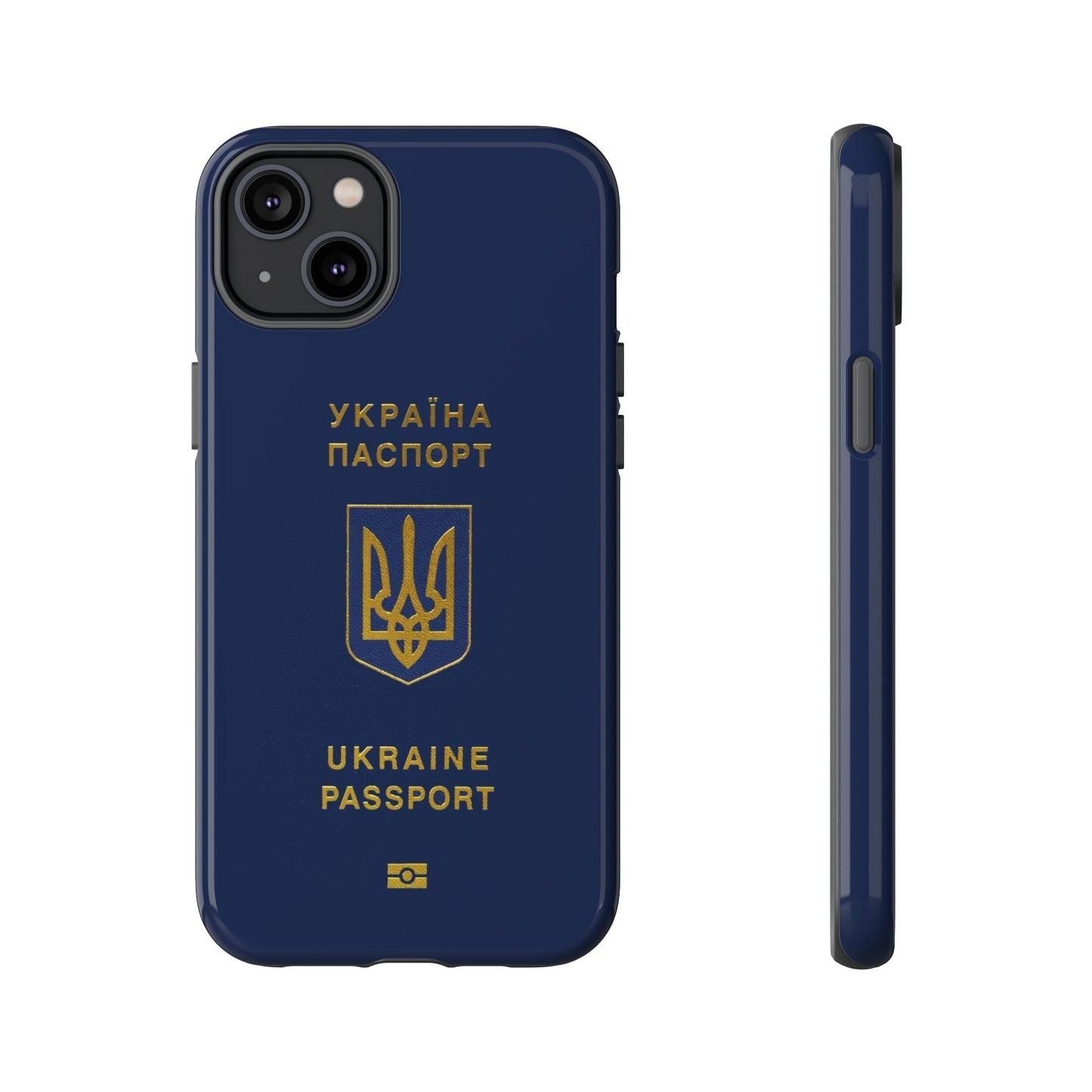 Phone Case-Ukraine Passort | Tough-iPhone 14 Plus-Glossy-PhoneCaseBoss-Phone-Best-Phone-Cases