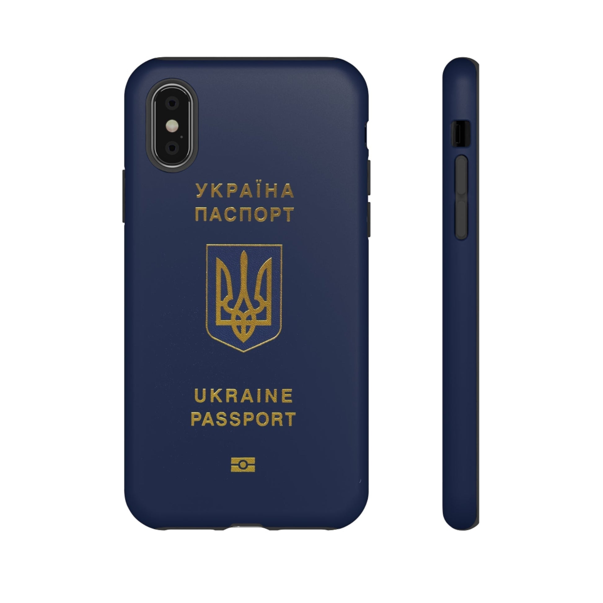 Phone Case-Ukraine Passort | Tough-iPhone XS-Matte-PhoneCaseBoss-Phone-Best-Phone-Cases