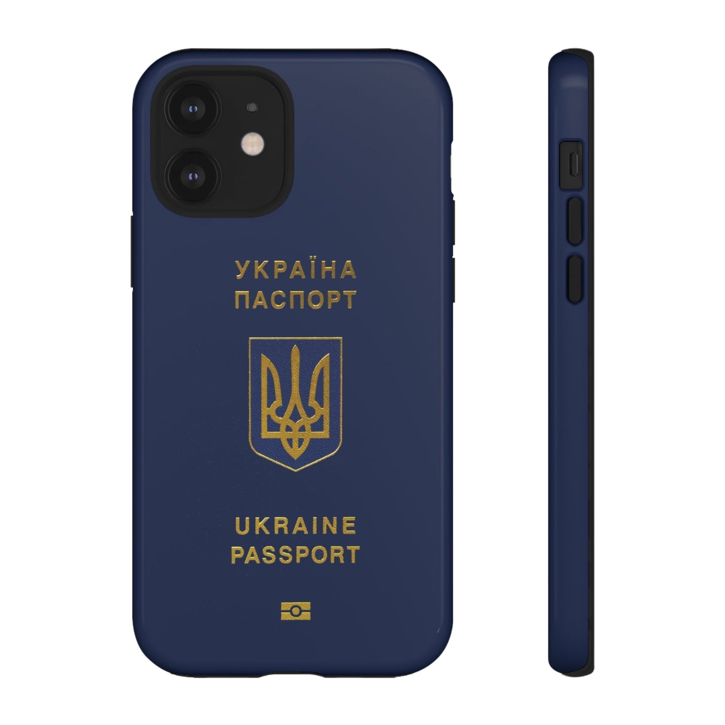 Phone Case-Ukraine Passort | Tough-iPhone 12-Glossy-PhoneCaseBoss-Phone-Best-Phone-Cases