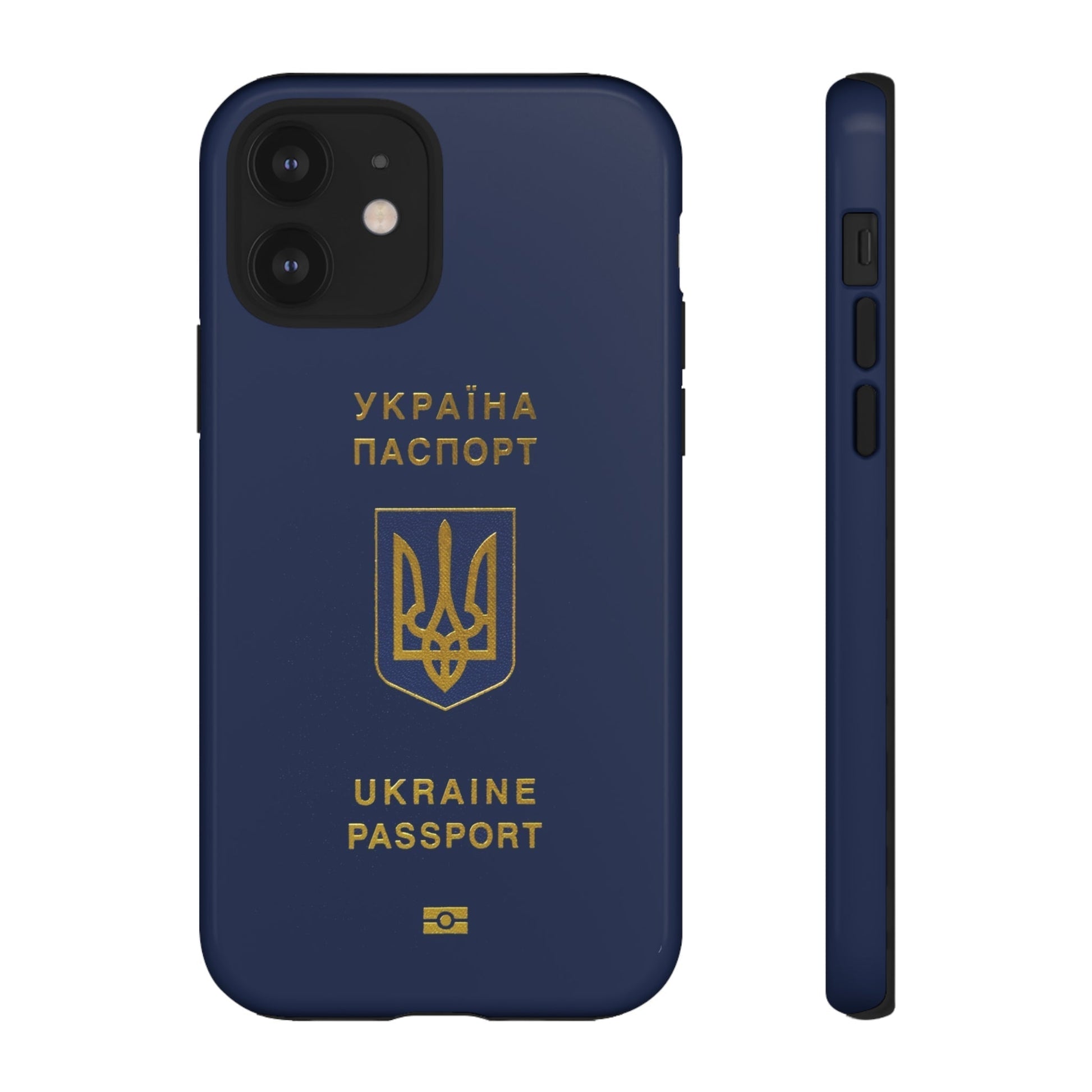 Phone Case-Ukraine Passort | Tough-iPhone 12-Glossy-PhoneCaseBoss-Phone-Best-Phone-Cases