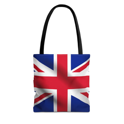 Union Jack (British Flag) Tote Bag-Bags-Printify-Accessories, All Over Print, Assembled in the USA, Bags, Bestsellers, British Flag, Countries, English, Flags, Great Britian, Halloween, Made in USA, More, Personalization Picks, Regions, Spring Essentials, Sublimation, The Whole Nother, TheWholeNother, TheWholeNother.com, Totes, U.K., US Elections Season, Valentine's Day | 13" × 13'',Black,,7785761177693-Union-Jack-British-Flag-Tote-Bag-Bags-Accessories-All-Over-Print-Assembled-in-the-USA-Bags-Bestsellers-Br