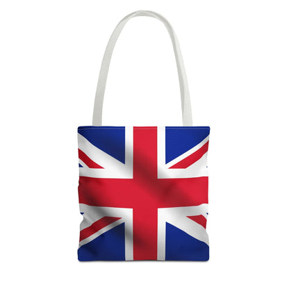 Union Jack (British Flag) Tote Bag-Bags-Printify-Accessories, All Over Print, Assembled in the USA, Bags, Bestsellers, British Flag, Countries, English, Flags, Great Britian, Halloween, Made in USA, More, Personalization Picks, Regions, Spring Essentials, Sublimation, The Whole Nother, TheWholeNother, TheWholeNother.com, Totes, U.K., US Elections Season, Valentine's Day | 13" × 13'',White,,7785761177693-Union-Jack-British-Flag-Tote-Bag-Bags-Accessories-All-Over-Print-Assembled-in-the-USA-Bags-Bestsellers-Br