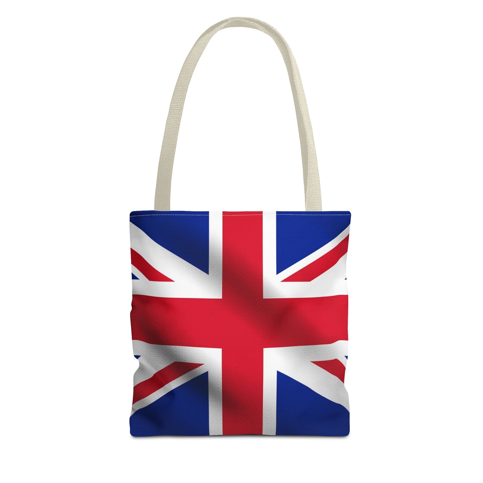 Union Jack (British Flag) Tote Bag-Bags-Printify-Accessories, All Over Print, Assembled in the USA, Bags, Bestsellers, British Flag, Countries, English, Flags, Great Britian, Halloween, Made in USA, More, Personalization Picks, Regions, Spring Essentials, Sublimation, The Whole Nother, TheWholeNother, TheWholeNother.com, Totes, U.K., US Elections Season, Valentine's Day | 13" × 13'',Beige,,7785761177693-Union-Jack-British-Flag-Tote-Bag-Bags-Accessories-All-Over-Print-Assembled-in-the-USA-Bags-Bestsellers-Br