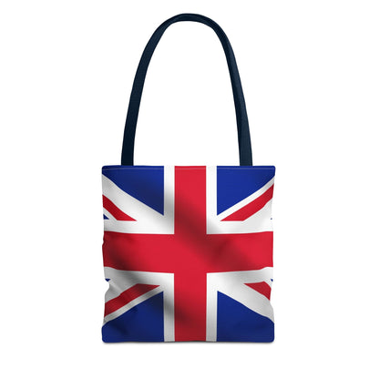 Union Jack (British Flag) Tote Bag-Bags-Printify-Accessories, All Over Print, Assembled in the USA, Bags, Bestsellers, British Flag, Countries, English, Flags, Great Britian, Halloween, Made in USA, More, Personalization Picks, Regions, Spring Essentials, Sublimation, The Whole Nother, TheWholeNother, TheWholeNother.com, Totes, U.K., US Elections Season, Valentine's Day | 13" × 13'',Navy,,7785761177693-Union-Jack-British-Flag-Tote-Bag-Bags-Accessories-All-Over-Print-Assembled-in-the-USA-Bags-Bestsellers-Bri