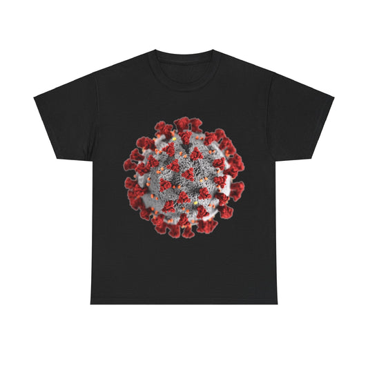 Unisex Heavy Cotton Tee - Coronavirus (COVID-19) awareness