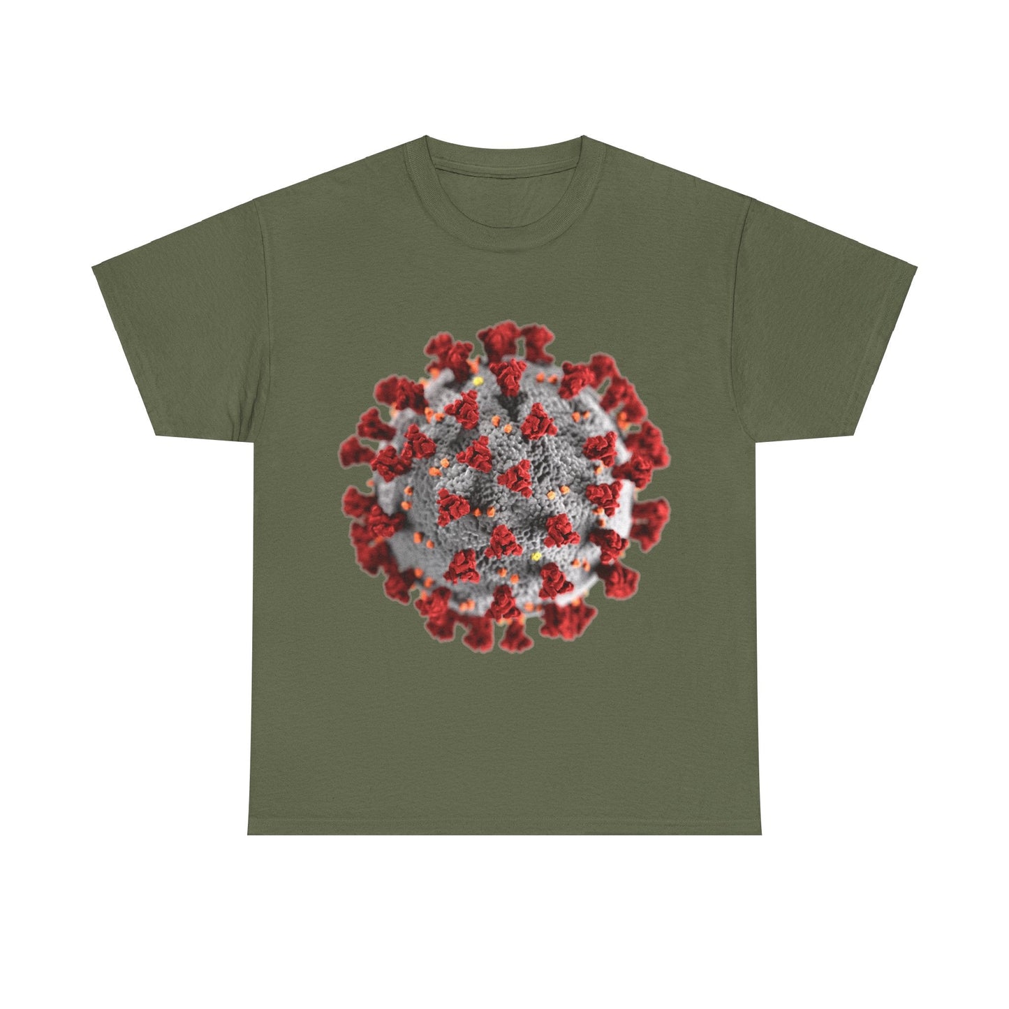 Unisex Heavy Cotton Tee - Coronavirus (COVID-19) awareness