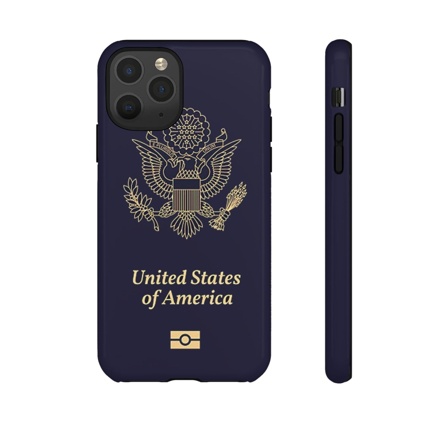Phone Case-United States Passort | Tough-iPhone 11 Pro-Glossy-PhoneCaseBoss-Phone-Best-Phone-Cases