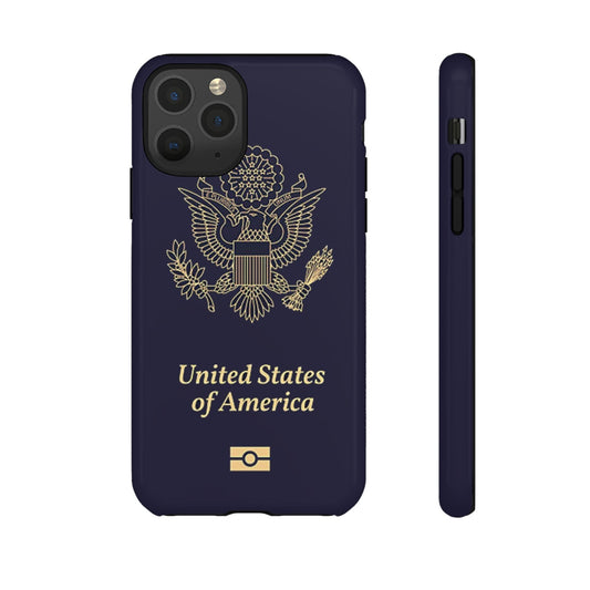 Phone Case-United States Passort | Tough-iPhone 11 Pro-Glossy-PhoneCaseBoss-Phone-Best-Phone-Cases
