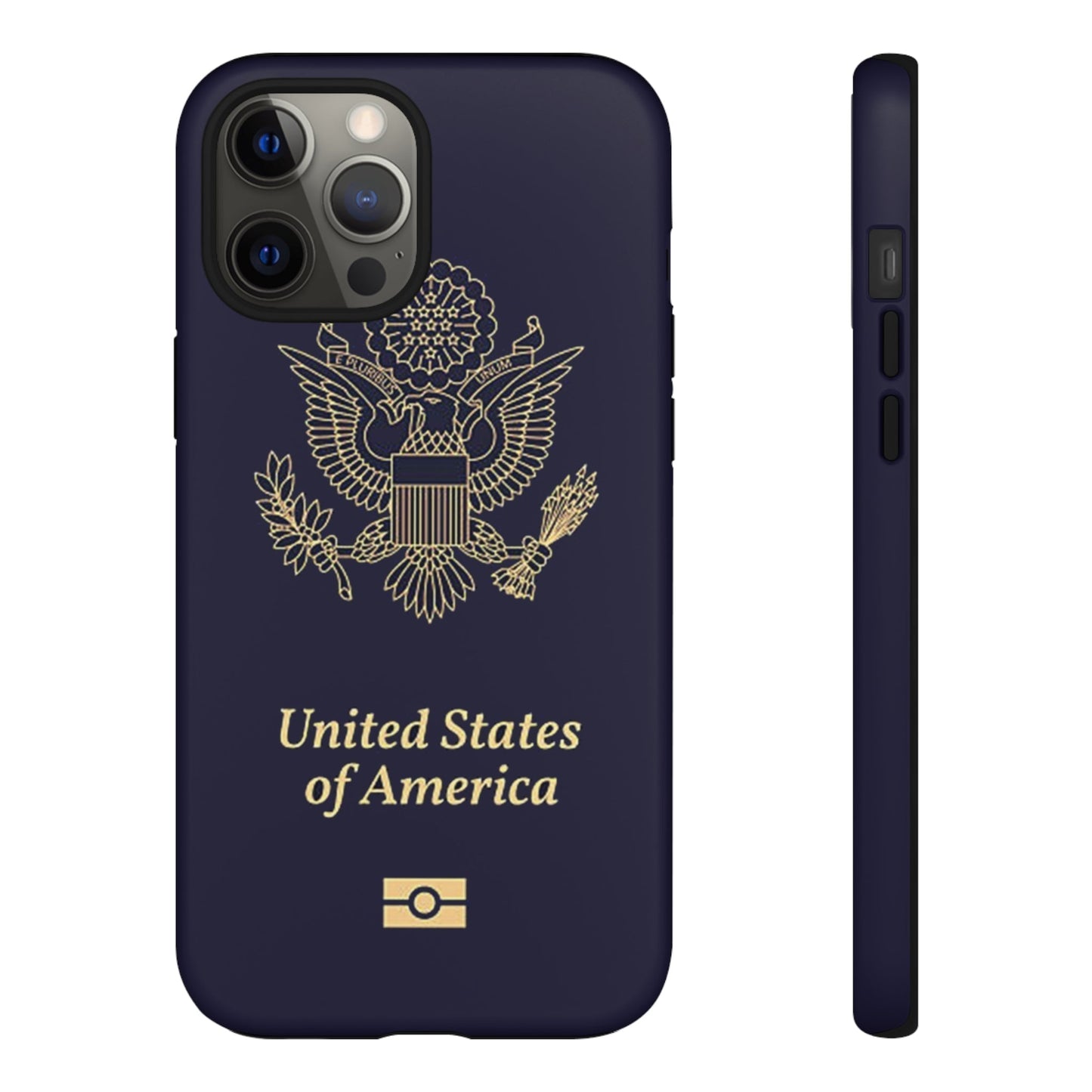 Phone Case-United States Passort | Tough-iPhone 12 Pro Max-Matte-PhoneCaseBoss-Phone-Best-Phone-Cases