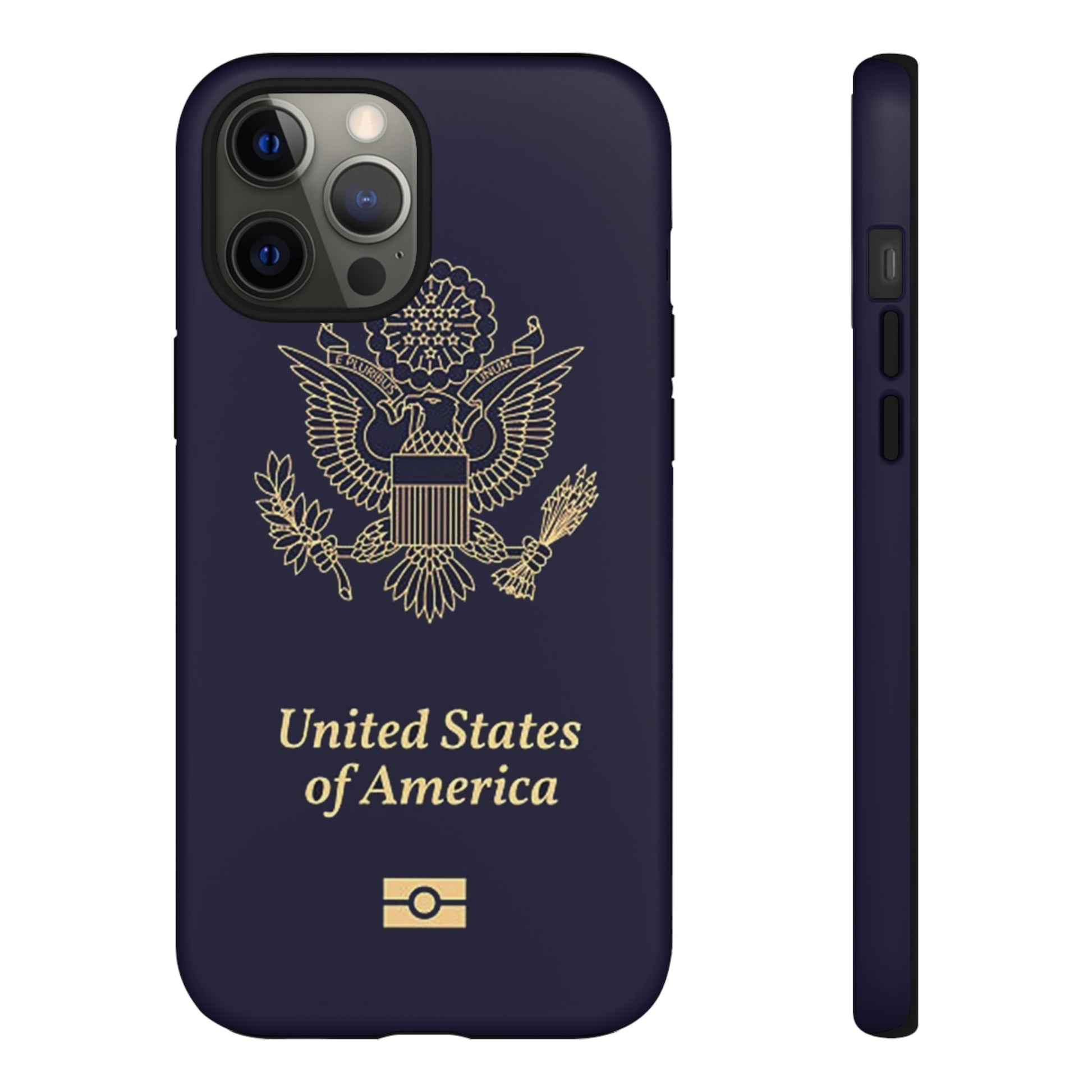 Phone Case-United States Passort | Tough-iPhone 12 Pro Max-Matte-PhoneCaseBoss-Phone-Best-Phone-Cases