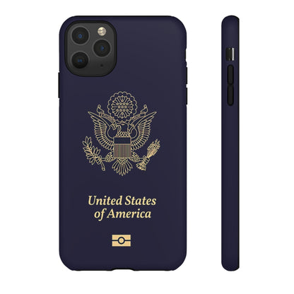Phone Case-United States Passort | Tough-iPhone 11 Pro Max-Matte-PhoneCaseBoss-Phone-Best-Phone-Cases