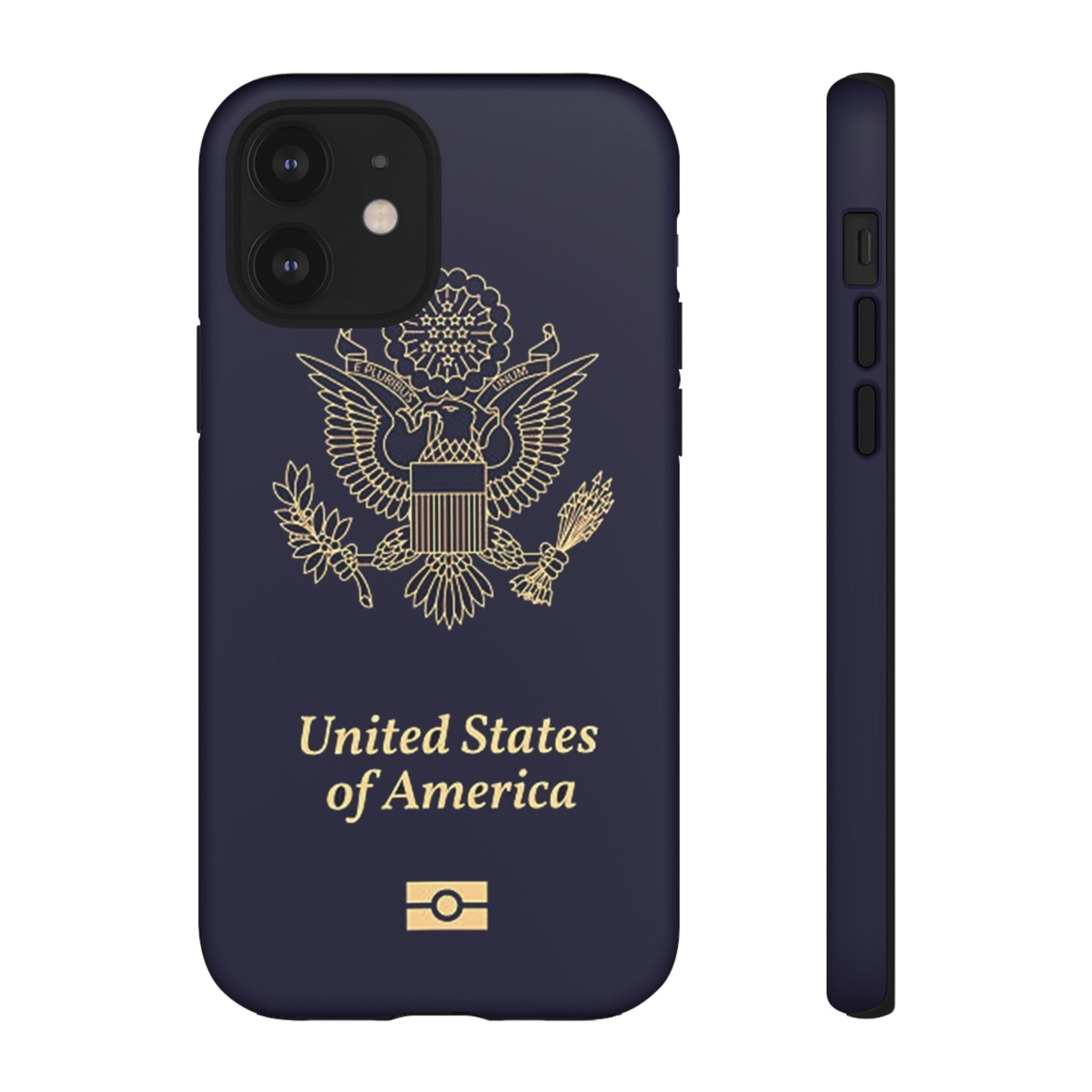 Phone Case-United States Passort | Tough-iPhone 12-Matte-PhoneCaseBoss-Phone-Best-Phone-Cases