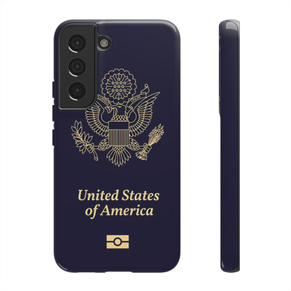 Phone Case-United States Passort | Tough-Samsung Galaxy S22-Glossy-PhoneCaseBoss-Phone-Best-Phone-Cases