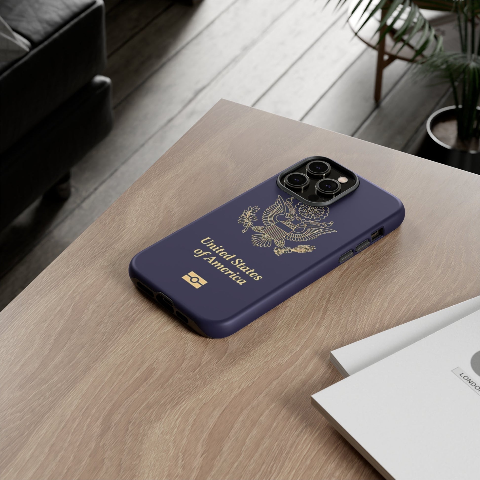 Phone Case-United States Passort | Tough-PhoneCaseBoss-Phone-Best-Phone-Cases