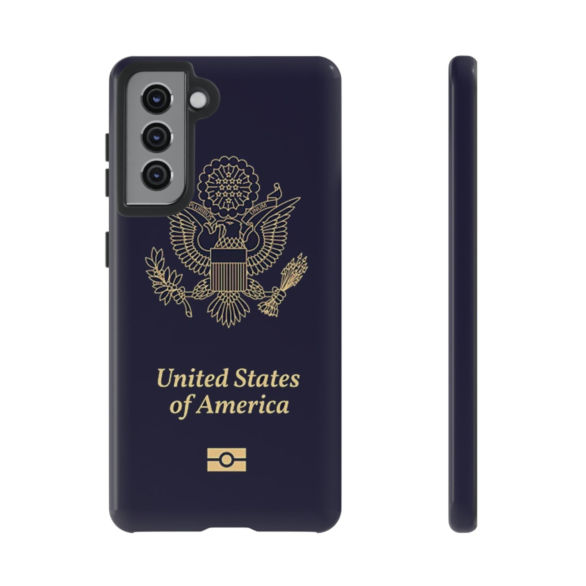 Phone Case-United States Passort | Tough-Samsung Galaxy S21-Glossy-PhoneCaseBoss-Phone-Best-Phone-Cases