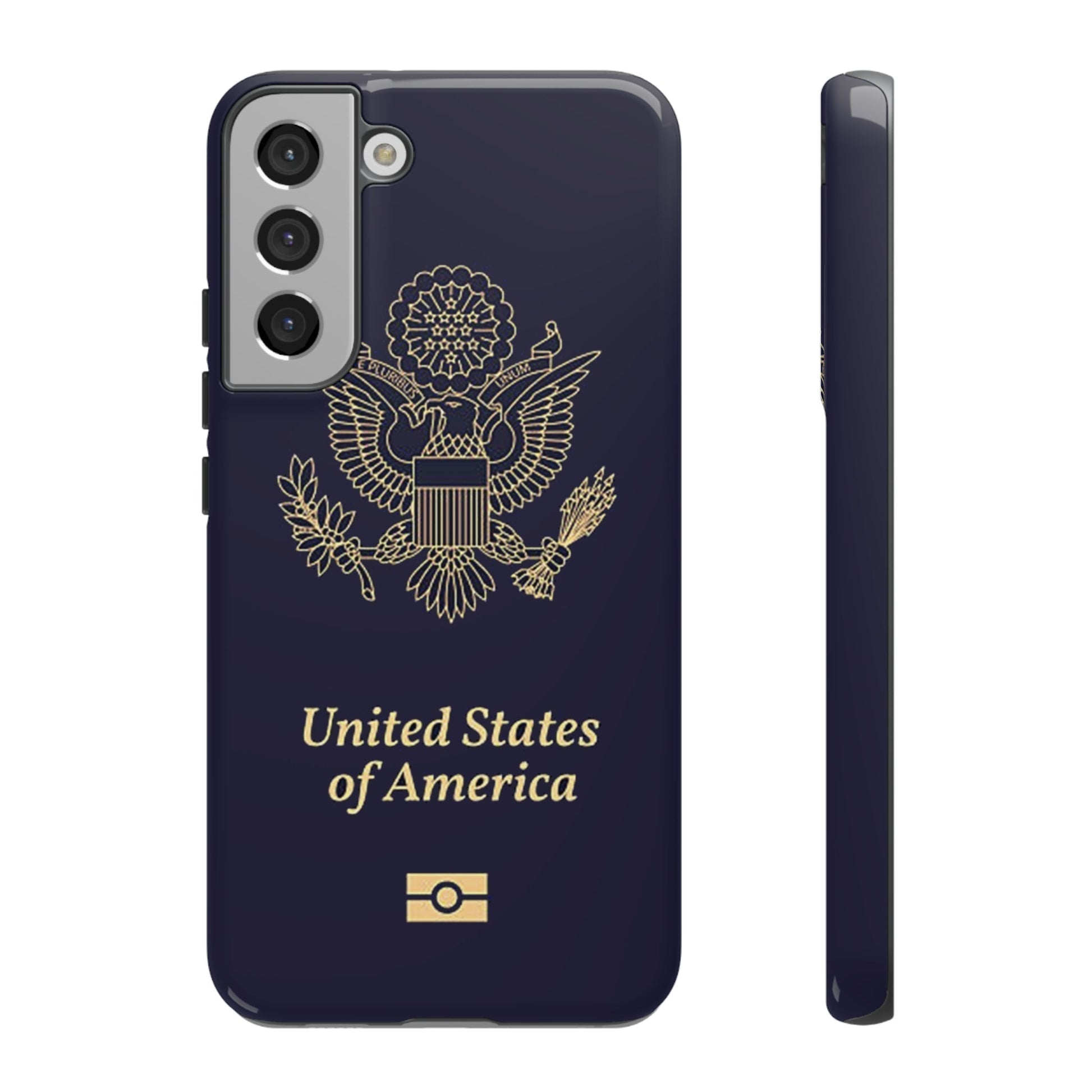 Phone Case-United States Passort | Tough-Samsung Galaxy S22 Plus-Glossy-PhoneCaseBoss-Phone-Best-Phone-Cases
