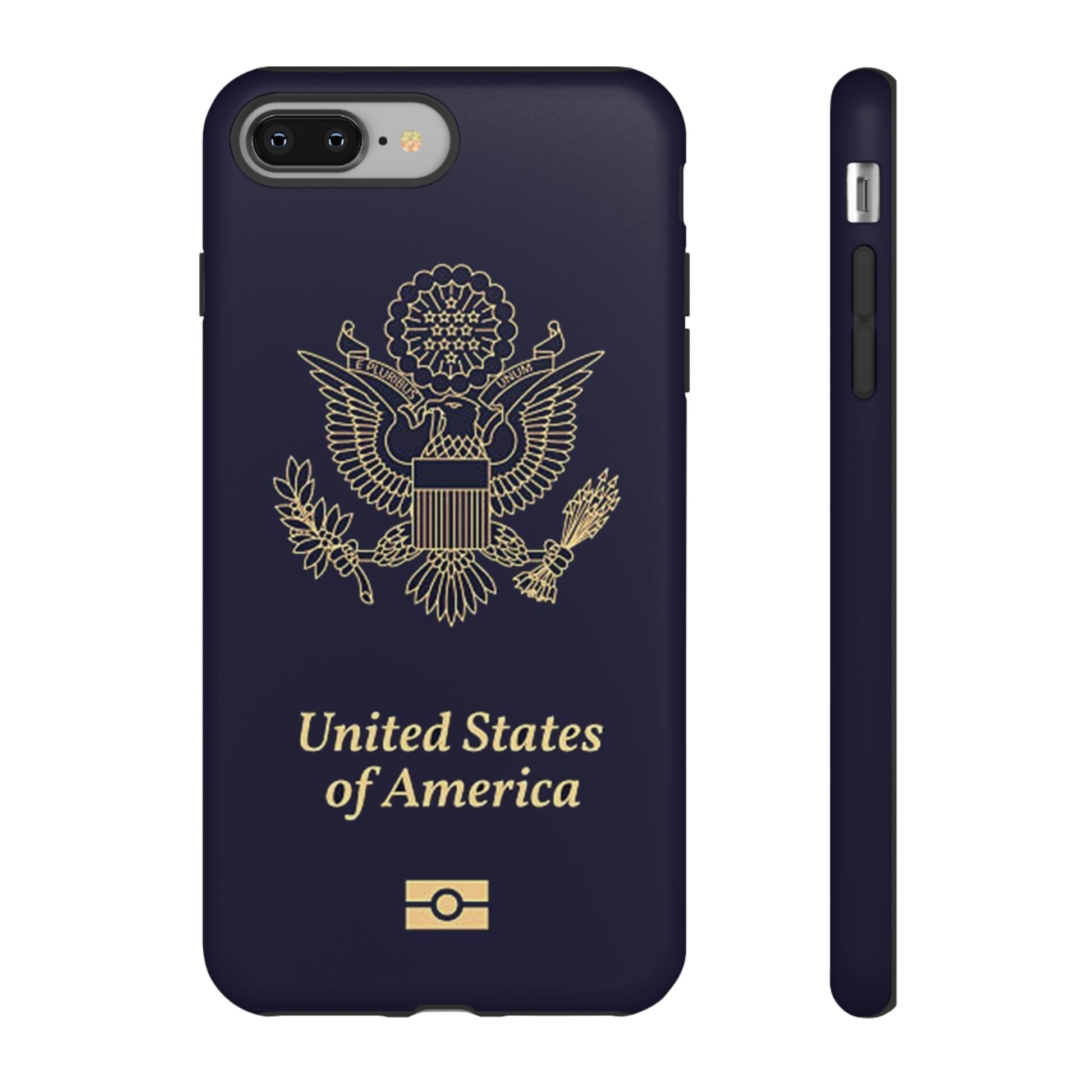 Phone Case-United States Passort | Tough-iPhone 8 Plus-Matte-PhoneCaseBoss-Phone-Best-Phone-Cases
