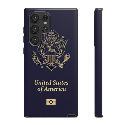 Phone Case-United States Passort | Tough-Samsung Galaxy S22 Ultra-Glossy-PhoneCaseBoss-Phone-Best-Phone-Cases