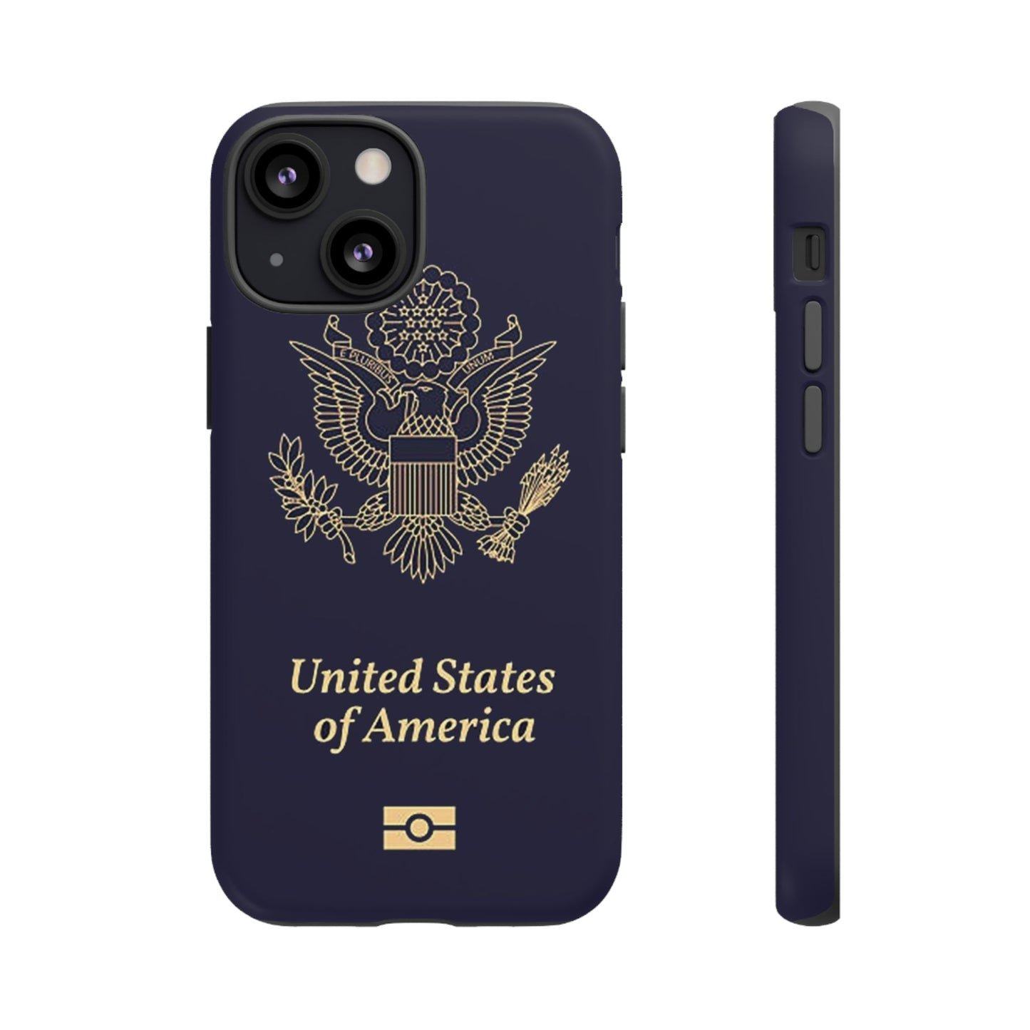 Phone Case-United States Passort | Tough-iPhone 13 Mini-Matte-PhoneCaseBoss-Phone-Best-Phone-Cases