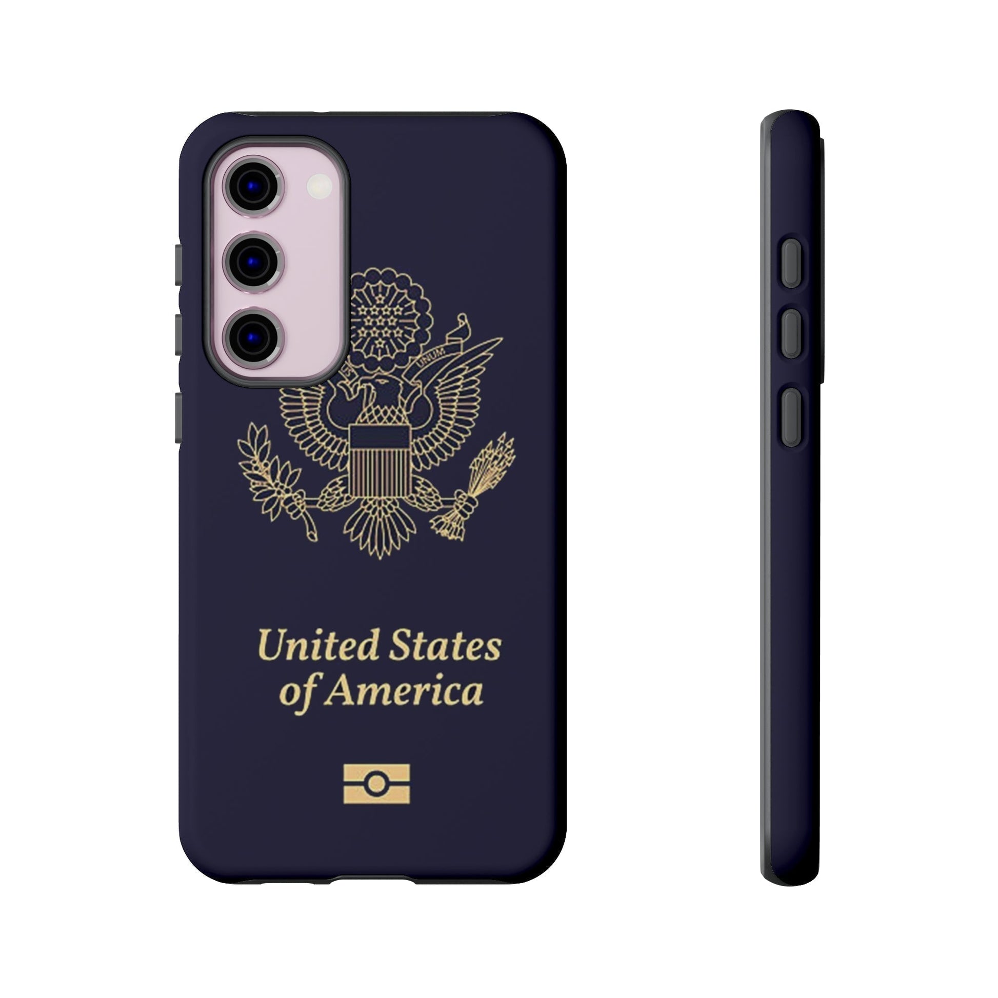 Phone Case-United States Passort | Tough-Samsung Galaxy S23 Plus-Matte-PhoneCaseBoss-Phone-Best-Phone-Cases