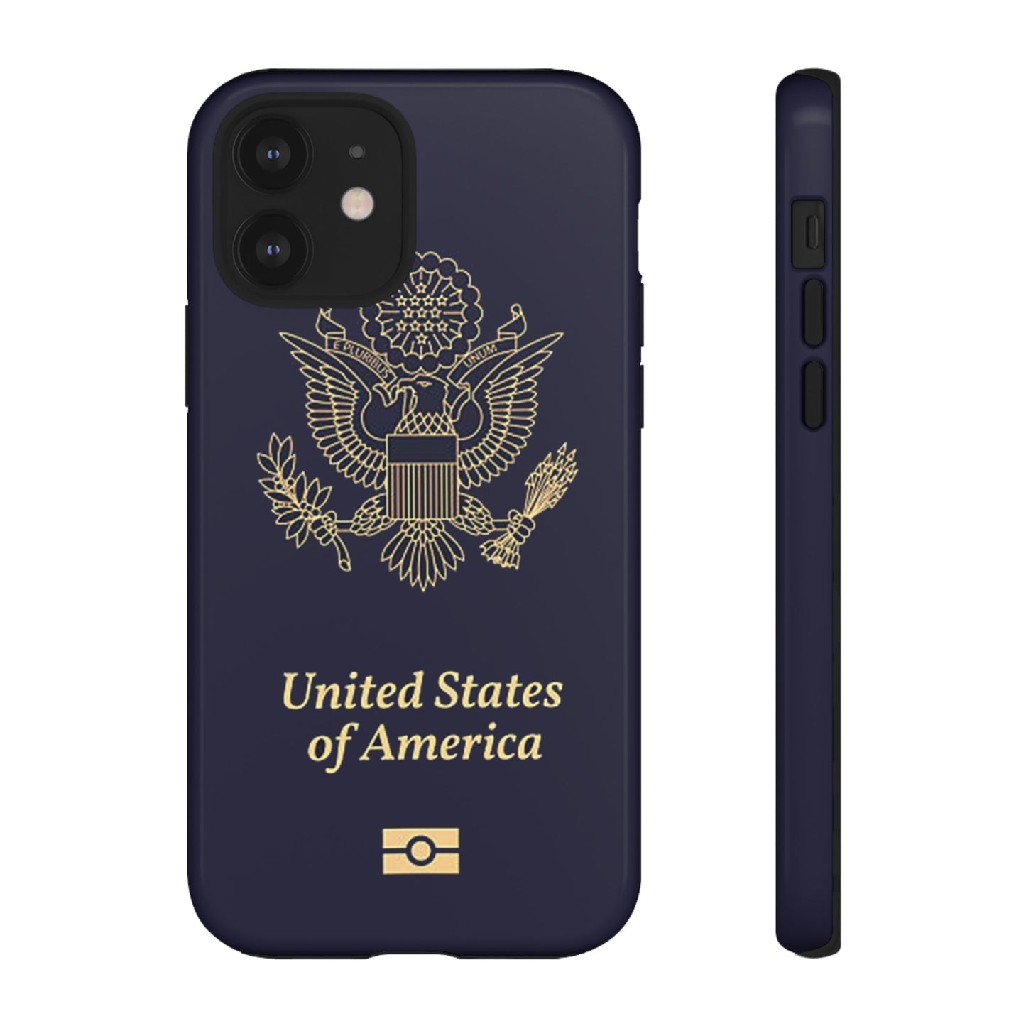 Phone Case-United States Passort | Tough-iPhone 12-Glossy-PhoneCaseBoss-Phone-Best-Phone-Cases