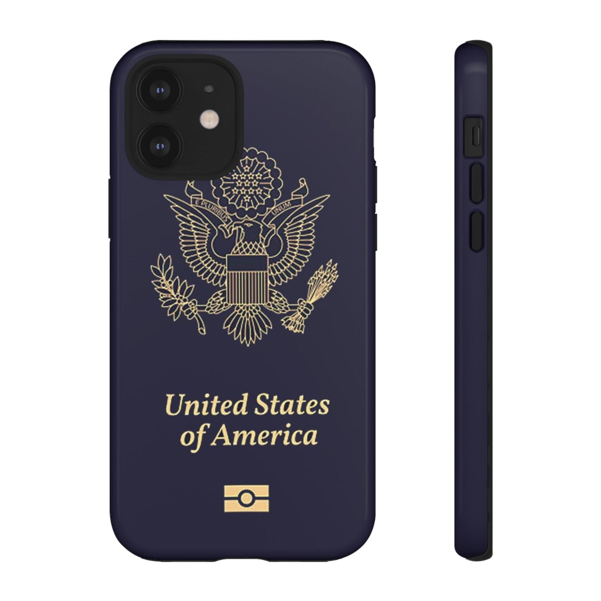 Phone Case-United States Passort | Tough-iPhone 12-Glossy-PhoneCaseBoss-Phone-Best-Phone-Cases