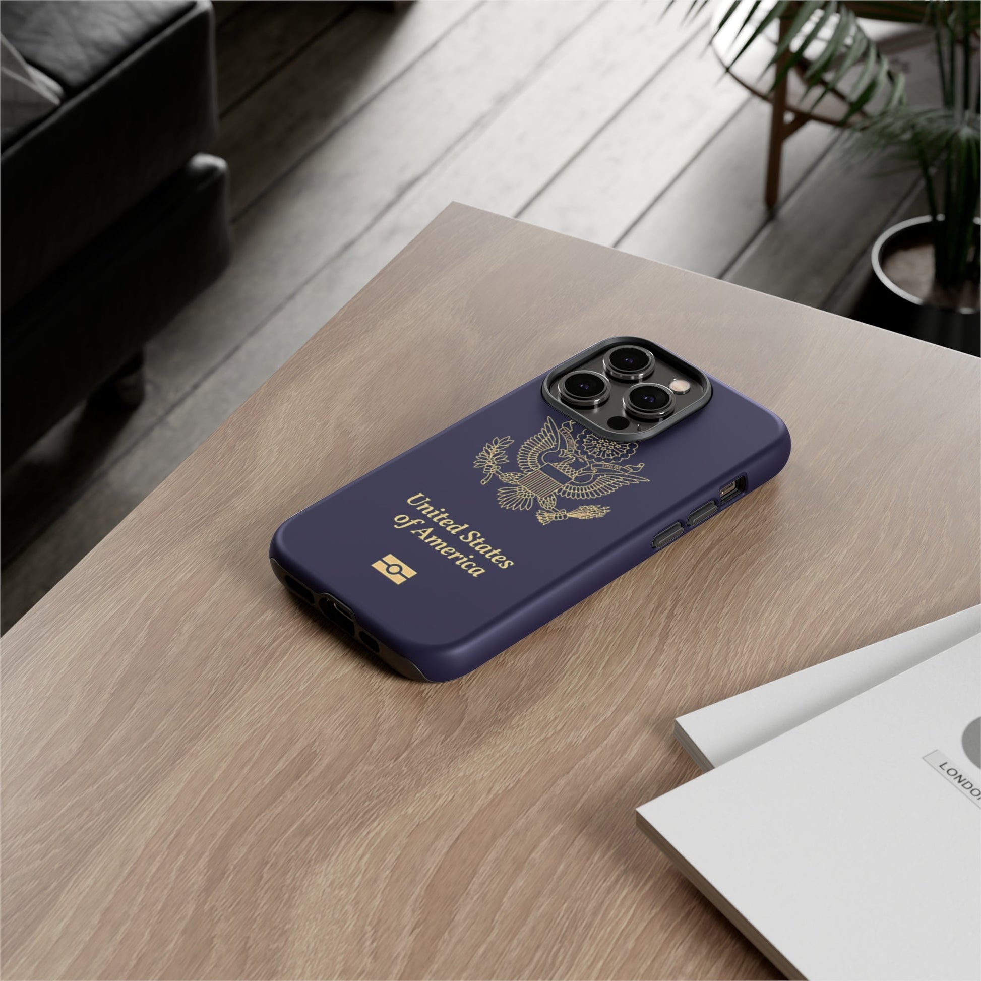 Phone Case-United States Passort | Tough-PhoneCaseBoss-Phone-Best-Phone-Cases