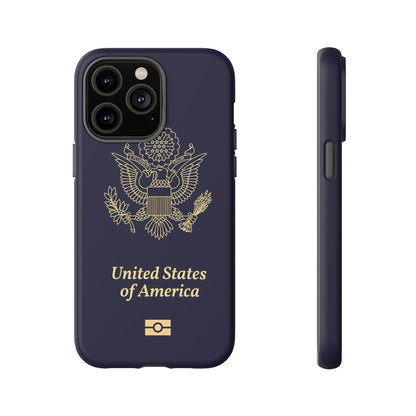 Phone Case-United States Passort | Tough-iPhone 14 Pro Max-Matte-PhoneCaseBoss-Phone-Best-Phone-Cases