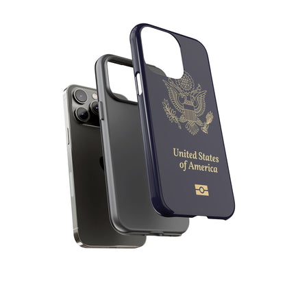 Phone Case-United States Passort | Tough-PhoneCaseBoss-Phone-Best-Phone-Cases