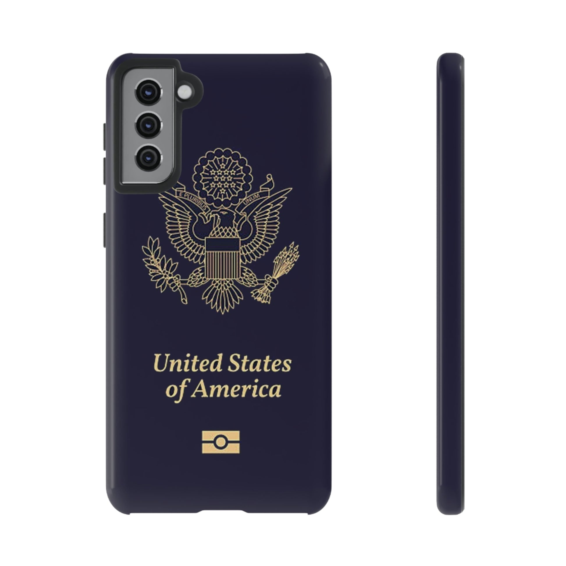 Phone Case-United States Passort | Tough-Samsung Galaxy S21 Plus-Glossy-PhoneCaseBoss-Phone-Best-Phone-Cases