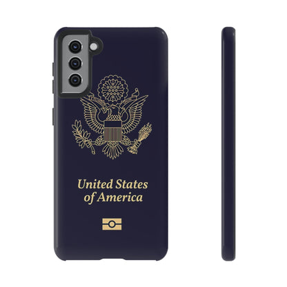Phone Case-United States Passort | Tough-Samsung Galaxy S21 Plus-Glossy-PhoneCaseBoss-Phone-Best-Phone-Cases