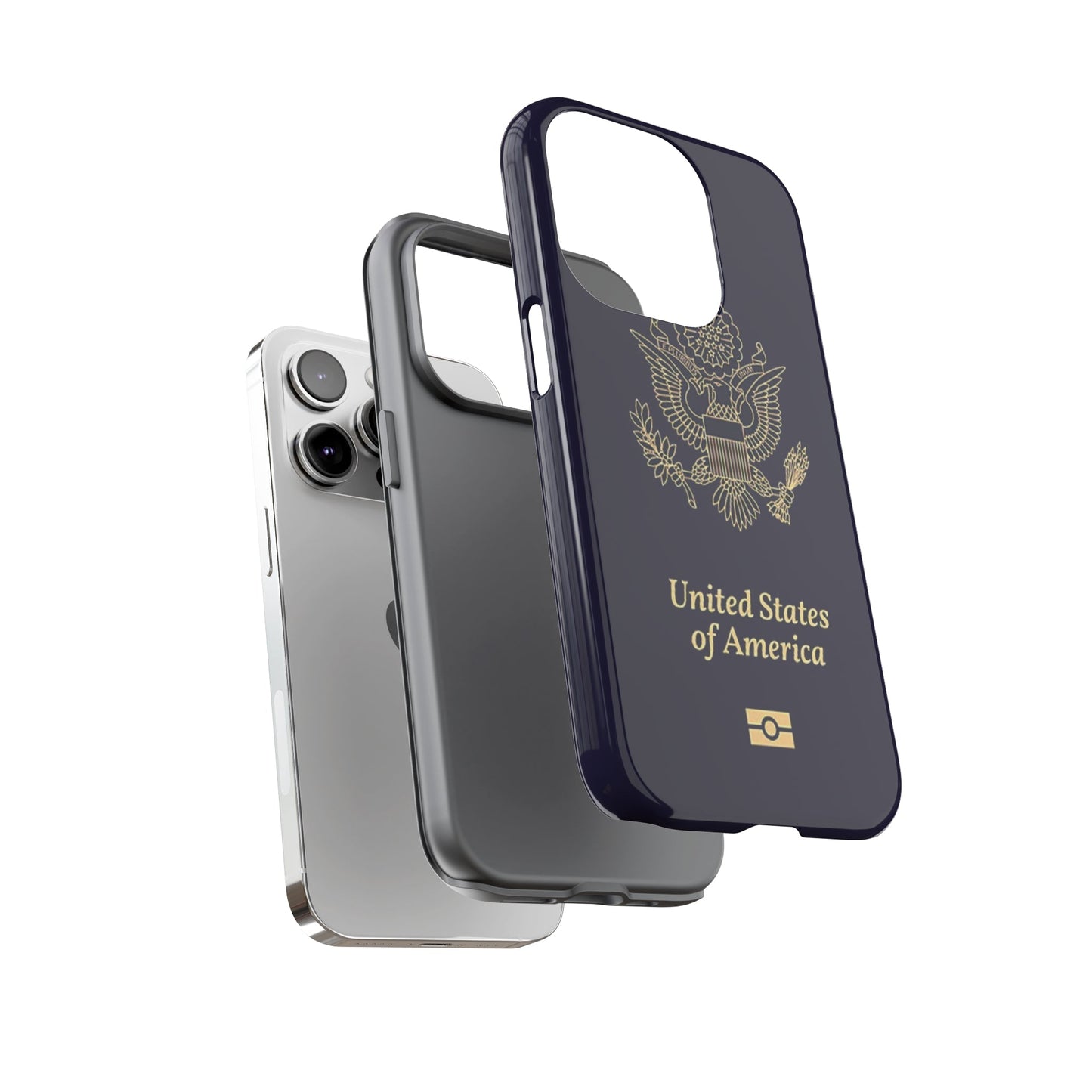 Phone Case-United States Passort | Tough-PhoneCaseBoss-Phone-Best-Phone-Cases