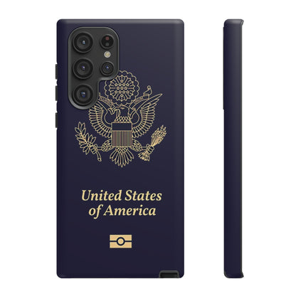 Phone Case-United States Passort | Tough-Samsung Galaxy S22 Ultra-Matte-PhoneCaseBoss-Phone-Best-Phone-Cases