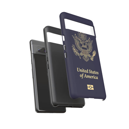 Phone Case-United States Passort | Tough-PhoneCaseBoss-Phone-Best-Phone-Cases
