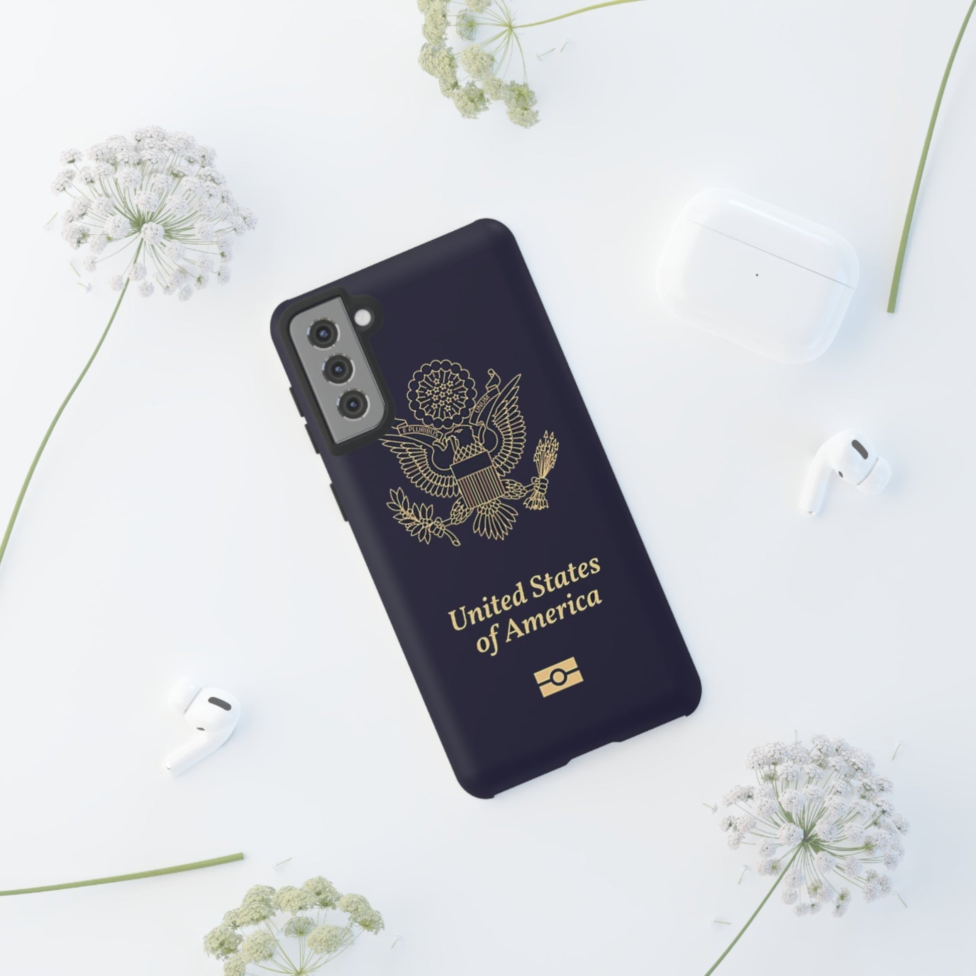 Phone Case-United States Passort | Tough-PhoneCaseBoss-Phone-Best-Phone-Cases