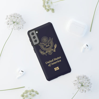 Phone Case-United States Passort | Tough-PhoneCaseBoss-Phone-Best-Phone-Cases