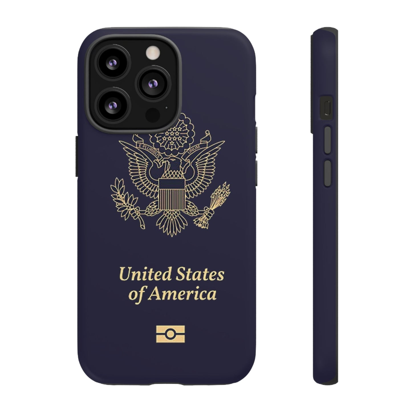 Phone Case-United States Passort | Tough-iPhone 13 Pro-Matte-PhoneCaseBoss-Phone-Best-Phone-Cases