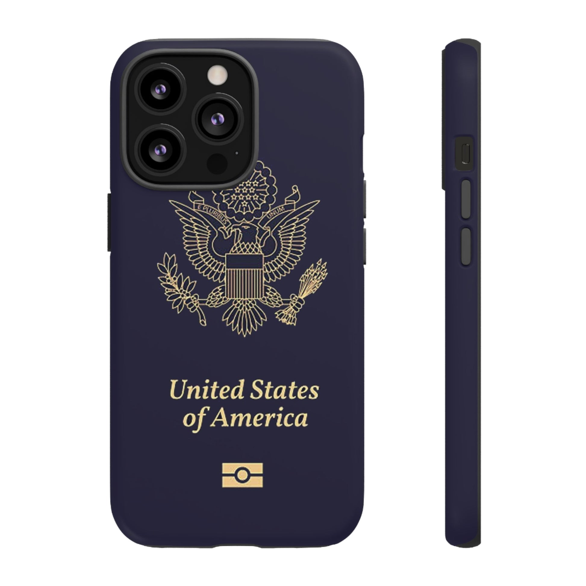 Phone Case-United States Passort | Tough-iPhone 13 Pro-Matte-PhoneCaseBoss-Phone-Best-Phone-Cases