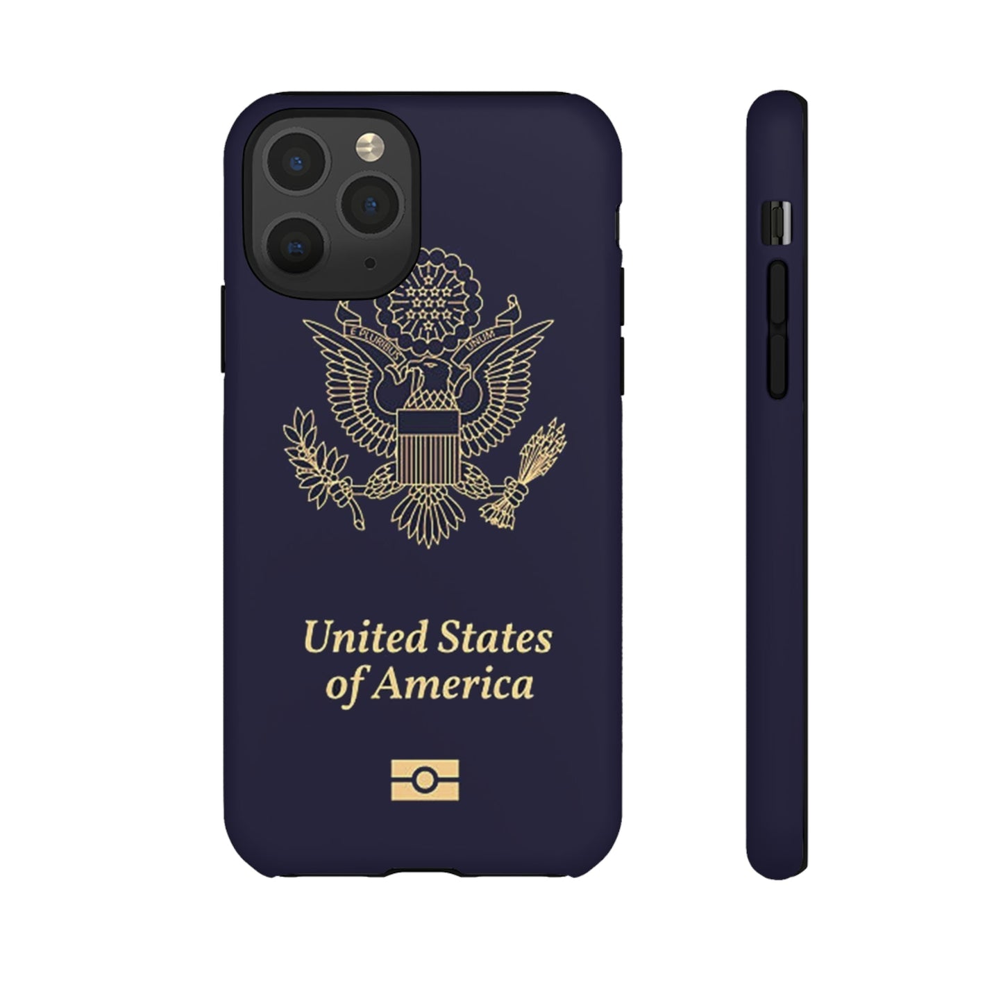 Phone Case-United States Passort | Tough-iPhone 11 Pro-Matte-PhoneCaseBoss-Phone-Best-Phone-Cases