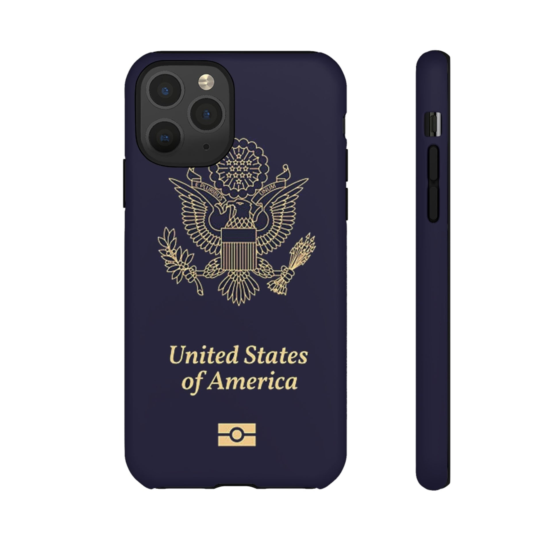 Phone Case-United States Passort | Tough-iPhone 11 Pro-Matte-PhoneCaseBoss-Phone-Best-Phone-Cases