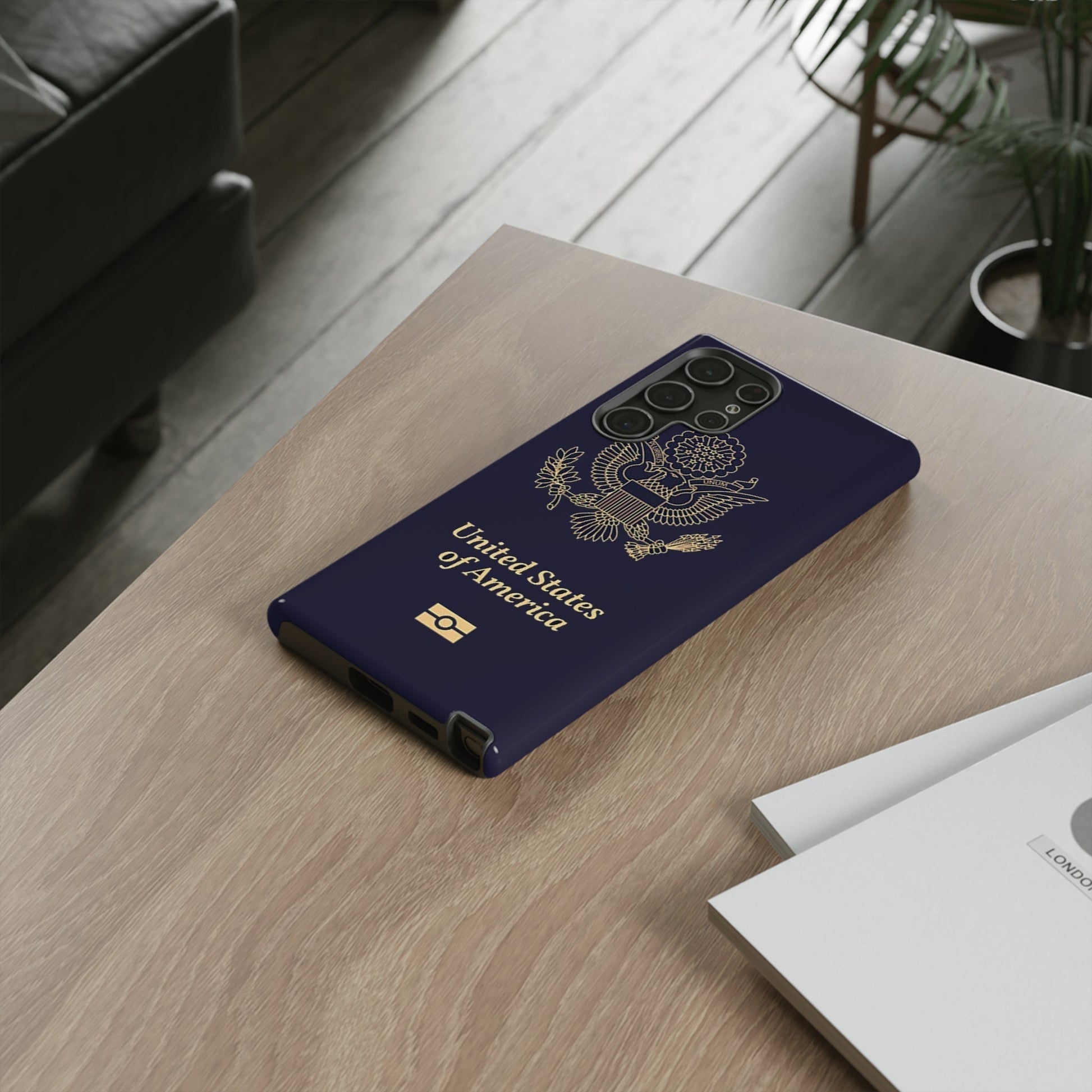 Phone Case-United States Passort | Tough-PhoneCaseBoss-Phone-Best-Phone-Cases