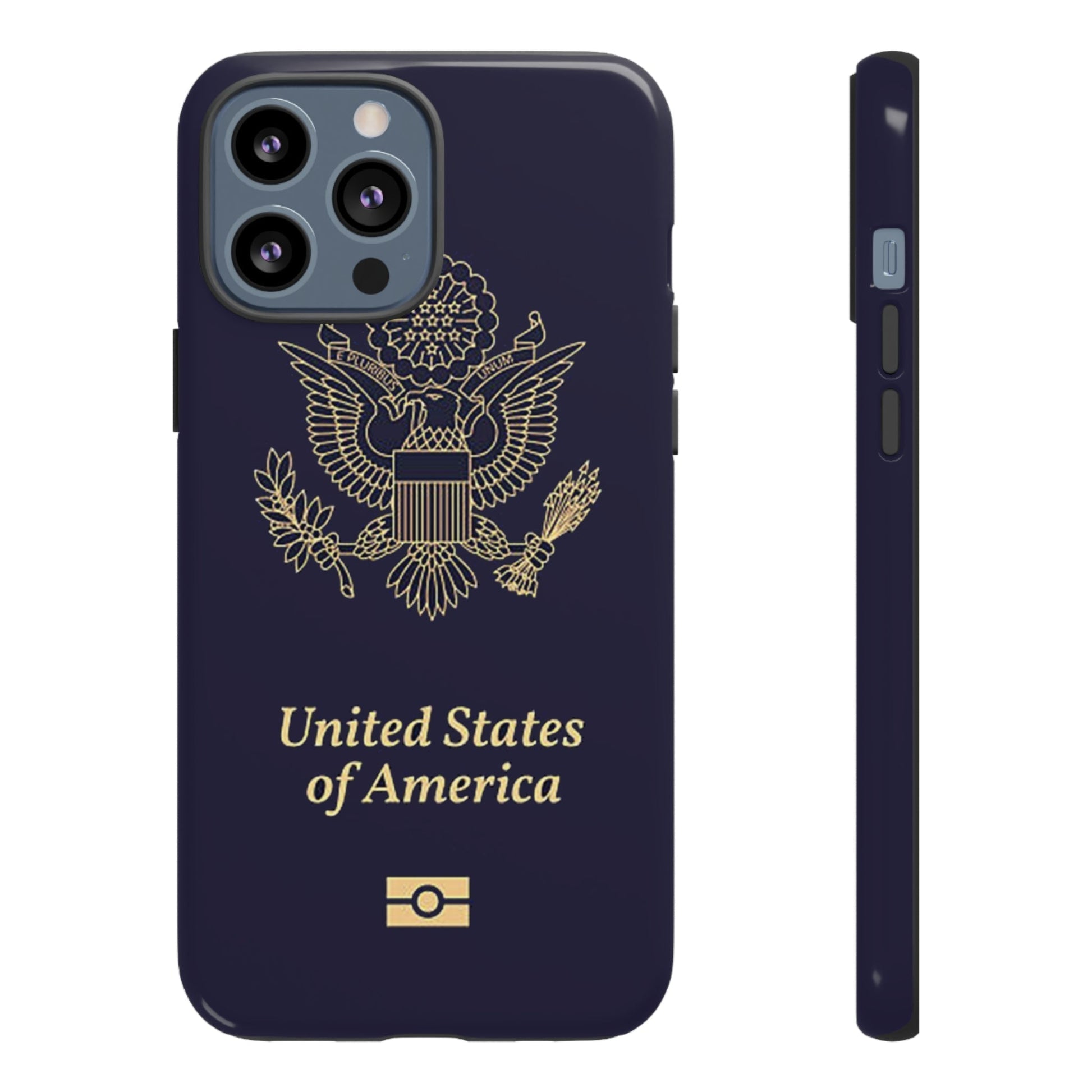 Phone Case-United States Passort | Tough-iPhone 13 Pro Max-Glossy-PhoneCaseBoss-Phone-Best-Phone-Cases