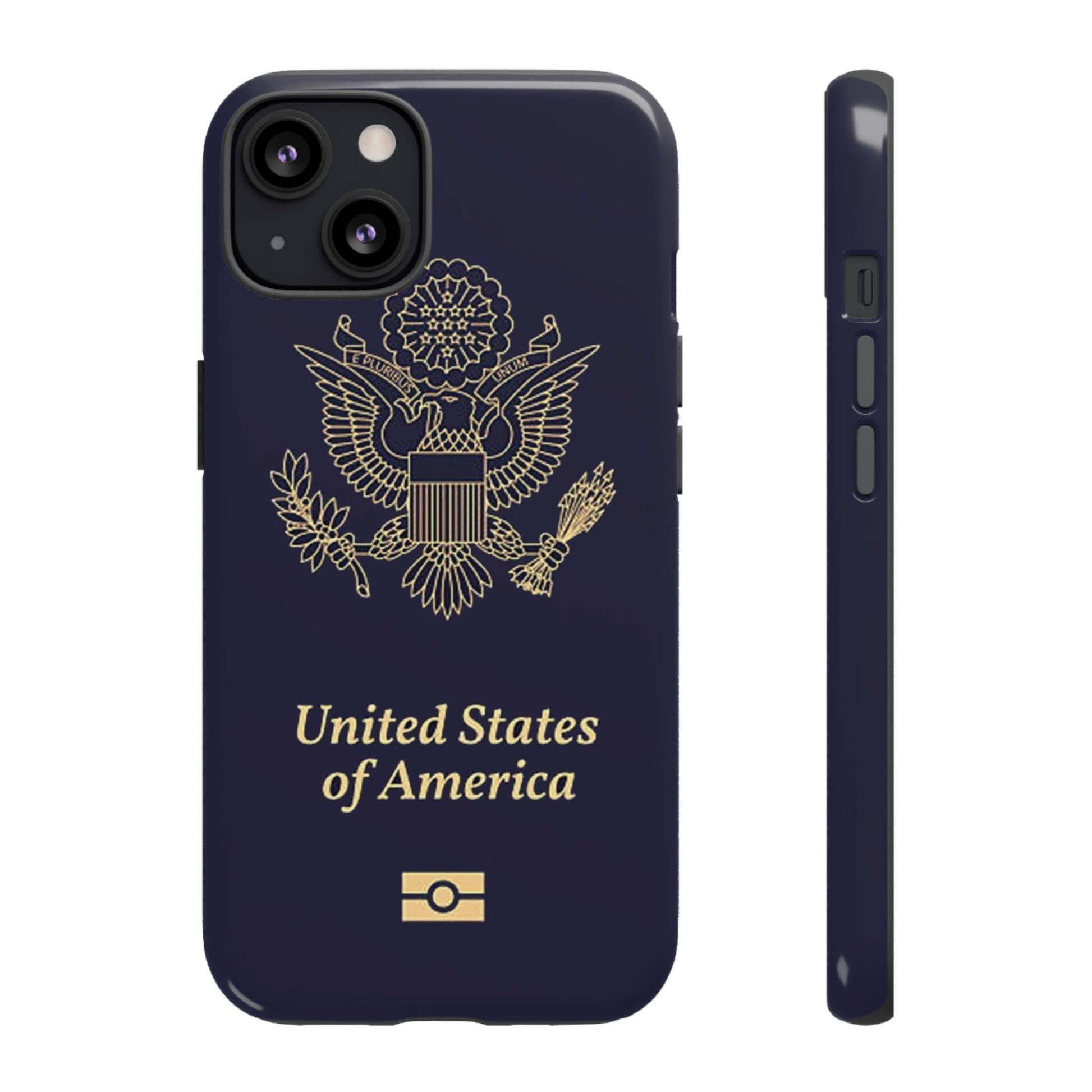 Phone Case-United States Passort | Tough-iPhone 13-Glossy-PhoneCaseBoss-Phone-Best-Phone-Cases