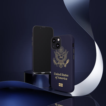Phone Case-United States Passort | Tough-PhoneCaseBoss-Phone-Best-Phone-Cases